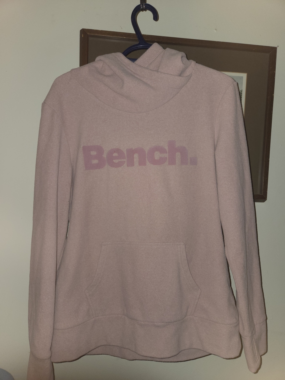 Bench Pink Pullover Hoodie with Logo